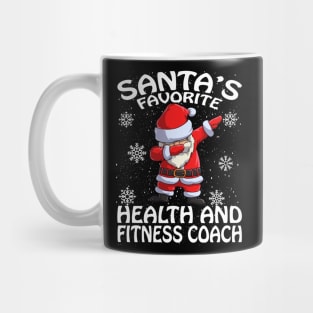 Santas Favorite Health And Fitness Coach Christmas Mug